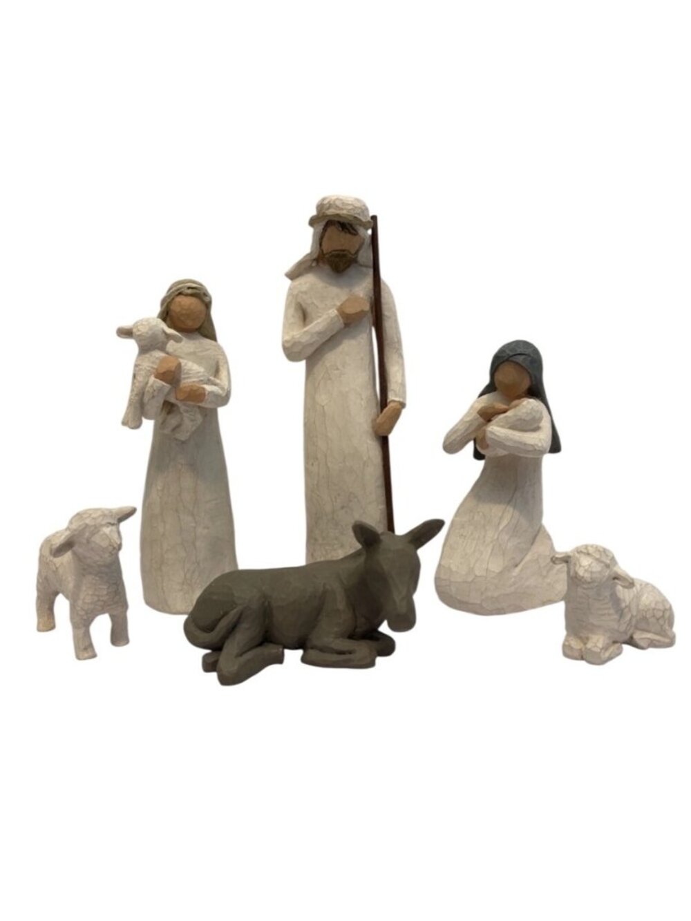 Willow Tree Nativity Set Sculpted Hand-Painted 6-Piece Set By Susan Lordi